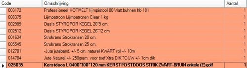 Kerstpakket hobby en bloemschikken Lijmpistool en Natuur White 90 startpakket