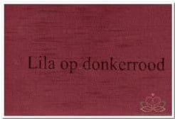 Donkerrood 70 mm met lila opdruk ca. 80 cm - Rust zacht 