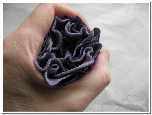 foam Rose Sophie 15cm snow Smaragd groen Doos12 voordeelpak