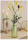 Gekleurd glazen fles Berlin Soft groen  / stuk Grotere fles ook voor olielamp bottle Ø9cm  h. 21 cm