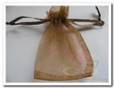 Giftbag organza Koper ca. 7*9 cm cadeauzakje,bruiloftbedankje