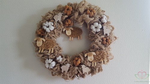 -Jute Juteband ca. 15 cm naturel rol ca. 40 m open structuur