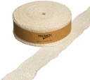 Juteband BURLAP dicht Creme Sand 5 cm ca. 20 m burlap