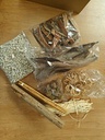 Mysterybox natuurlijke EN bloemschik en decoratiematerialen 