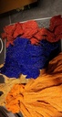 Nylon glitternylon blauw noor het maken van bloemen 