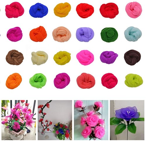 Nylon Softroze 43 voor het maken van bloemen PAKje van 4-5 voor het maken van bloemen