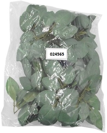 Rozenbladeren Groen, 17cm  zak ca. 120st zelf bloemen maken