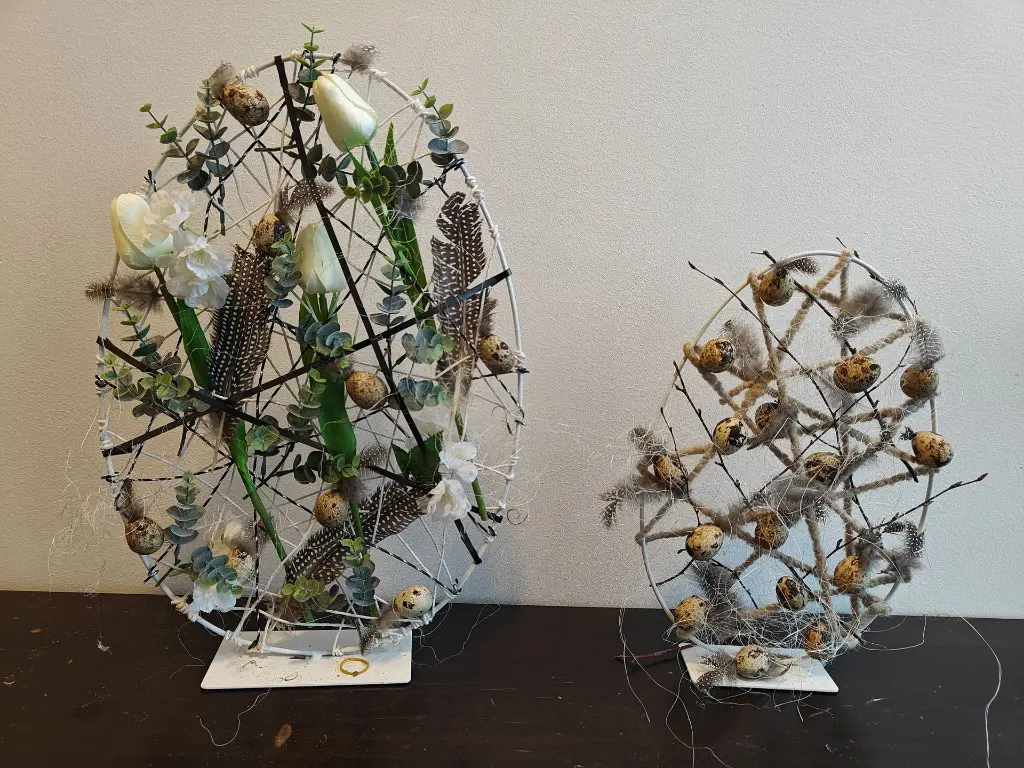 DIY pakket Groot metalen eiframe voor Pasen decoratie (2).webp