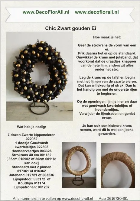 Chic Zwart gouden ei.webp