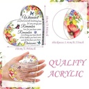 Hart van Epoxy met Bloemen Whenever you find yourself doubting how far you can go 10*1 cm 