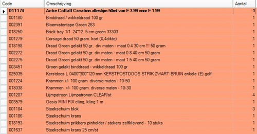 Kerstpakket hobby en Bloemschikken basis 45 startpakket