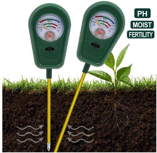 Meter PH waarde vocht en bemesting 3-in-1 hulp zaaien en stekken