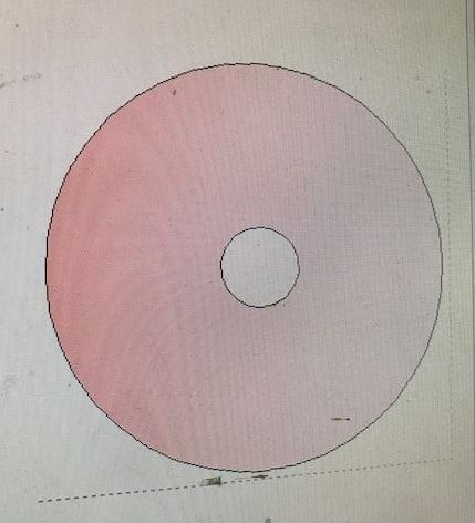 Styropor Piepschuim Isimo Schijf 50 cm diameter met rond gat (molensteen ca. 7 cm dik)