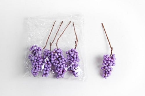 Berrie besjes klein Paars ca. 5 stuks