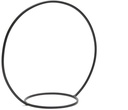Metalen frame Ring Zwart ca. 30 cm