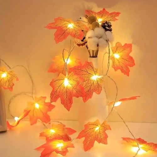 Herfst Ledstring Esdoornblad Maple Leaf 3 meter 20 leds