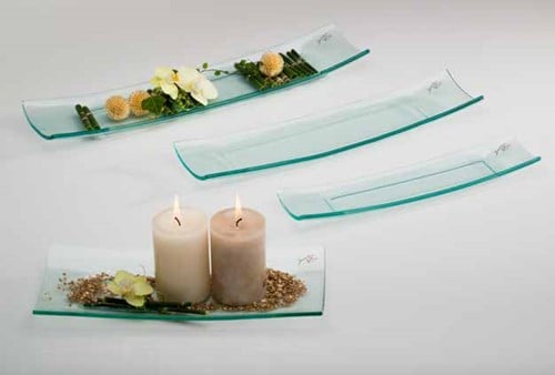 Surf schaal plate rechthoek platte schaal 37,5x9,5x3 cm