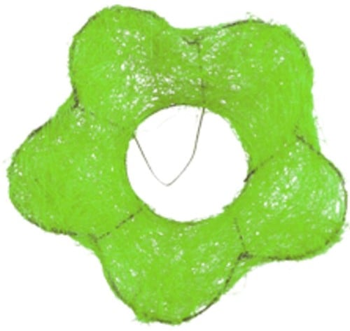 Boekethouder Sisal Bloemvorm Appelgroen 15 cm