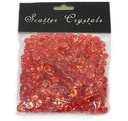 Diamantjes los strooidiamantjes Rood 10 mm 100 gram