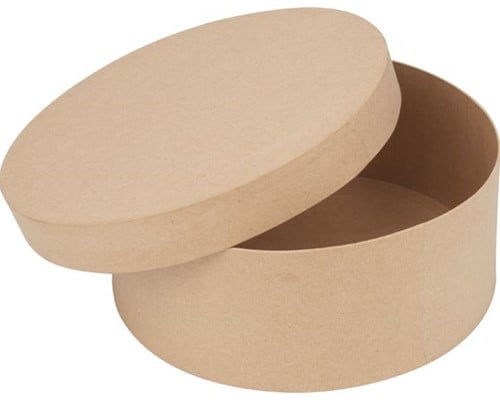 Bloemendoos Ronde papiermaché 19 cm