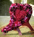 OASIS® Mini Swing Hart 50 × 48 × 5 cm met staander oase voor verse bloemen
