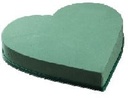 Hart 40 cm Dicht steekschuimvorm oase voor verse bloemen