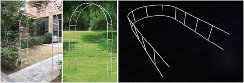 Frame boog ballonnen lint kunstbloemen Flowerwall