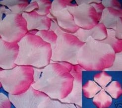 Blad Zijden blaadjes rozenblaadjes Rose Pink per pakje