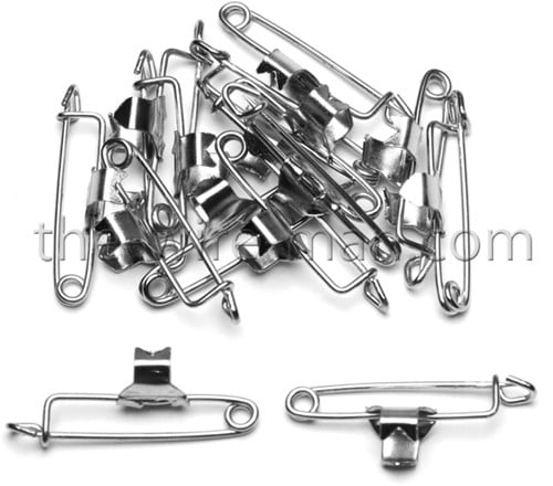 Corsagespelden met Clamp 50 stuks