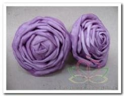 Foamroos Lila 9x6 cm 2 stuks