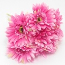 Gerbera Hot Pink Zijden Bundel 7 stuks