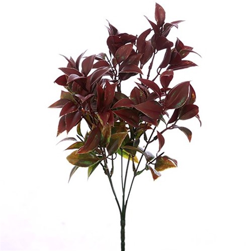 Ruscus Bush Rood Groen Corsagevuller 33 cm