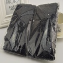 Mini Foam Roos Zwart Tule 2,5 cm Zak 144 stuks