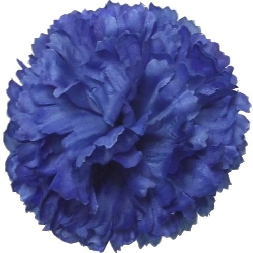 Anjerpick Koningsblauw Royal Blue Zijdenbloem per stuk