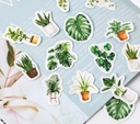 Botanical Stickers Labels Assortiment ca. 40 stuks