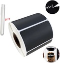 Stickers Schoolbord verwijderbaar wit met gratis krijtstift etiket 150 labels