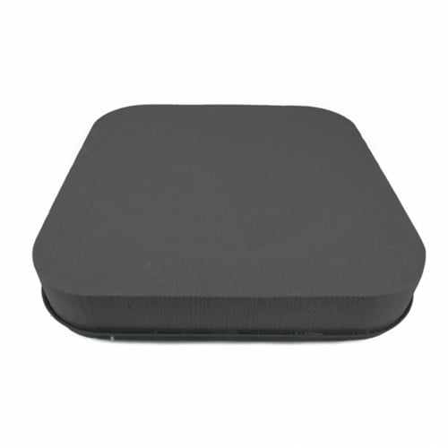 OASIS® Eychenne® All Black™ Carré 20 cm per stuk zwart steekschuim oase voor verse, kunst en droogbloemen