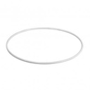 Metalen ring Wit 45 cm per stuk