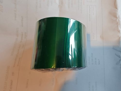Inkt voor lintprinters Transferfilm Groen 300 m x 50 mm Grote kern