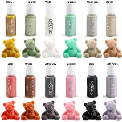 Pigment Morandi Epoxyhars vloeibare kleurstof voor Epoxy resin en UV resin Tea Groen