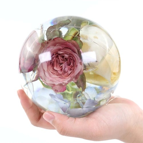 Siliconenmal Bol rond Epoxy resin zeep kaarsen 40 mm per stuk