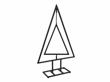 Metalen Frame Kerstboom Movable Zwart op voet 25x8x40.5 cm