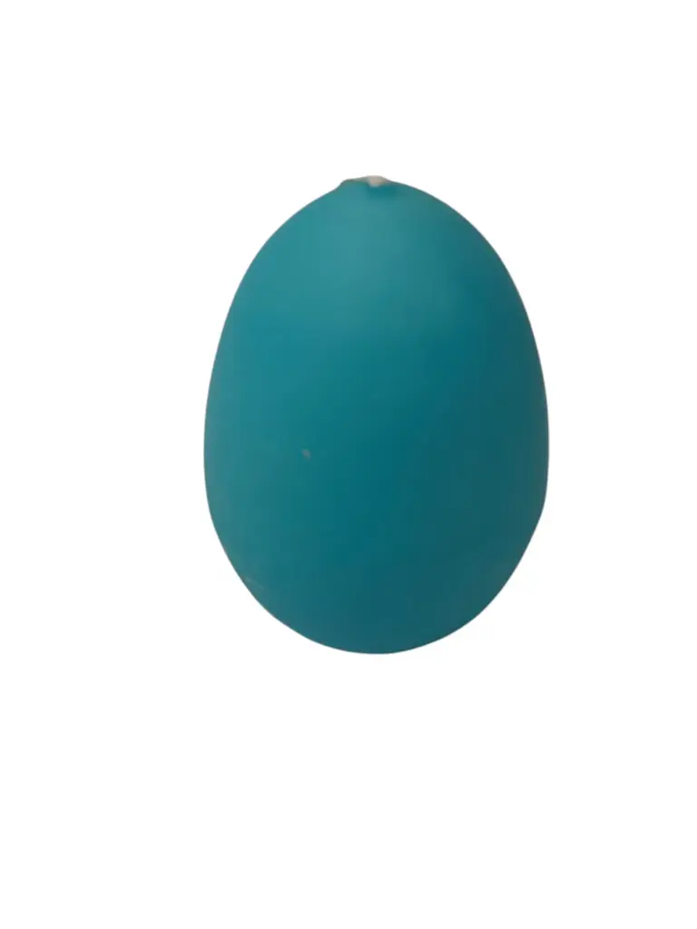 Eikaars Eierkaarsen Turquoise 65x45 mm per stuk 