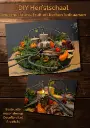 Herfstschaal met Moskrans, fruit en berken ledkaarsen Stel zelf je pakket samen