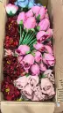 Restantenbox Bomvol Zijden bloemen en boeketten Bekijk video voor inhoud 