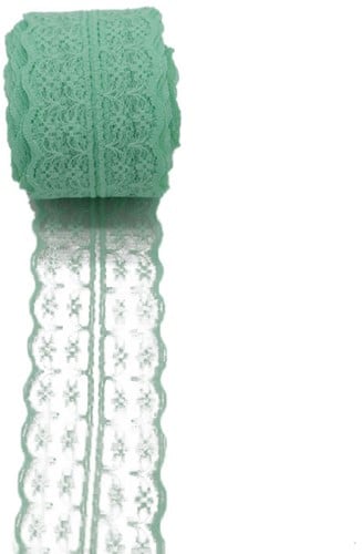 [A-019085] Budget Kant Mintgroen ca. 45mm 10 yard 