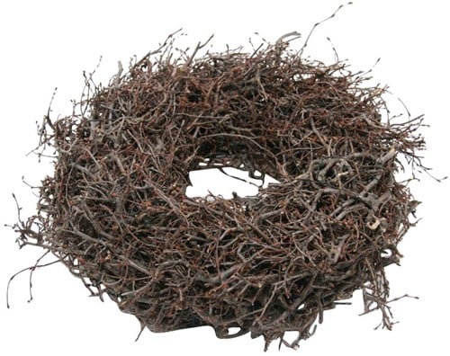 [A-024934] Krans Wildly Bonsai Thick dikke twijgenkrans 30 cm