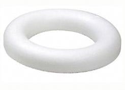 [A-003521] Oasis® Styropor Piepschuim Isimo Ring Platrond 12×2 cm