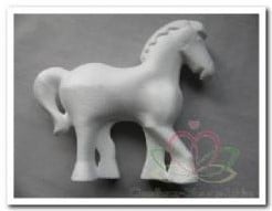 [A-027301] Papiermaché Paard 13×11 cm