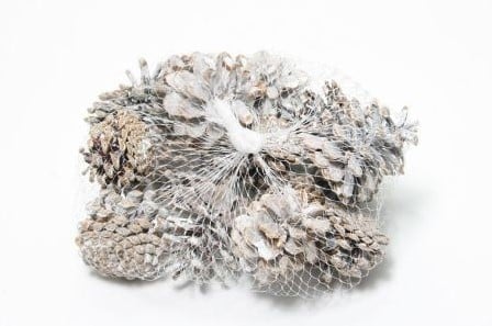 [A-022584] Dennenappels Oostenrijkers Blue Pine Frosted 15 stuks